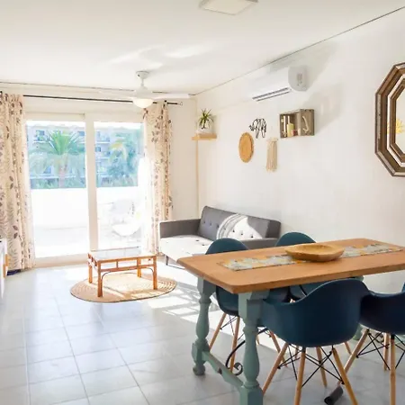 Gran Terraza • A/c A 1 Min De La Playa • Acogedor Apartment *